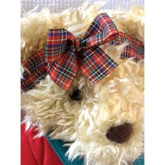 HALLMARK 11” SITTING  MERRILY HOLIDAY BEAR NWT - Picture 3 of 10